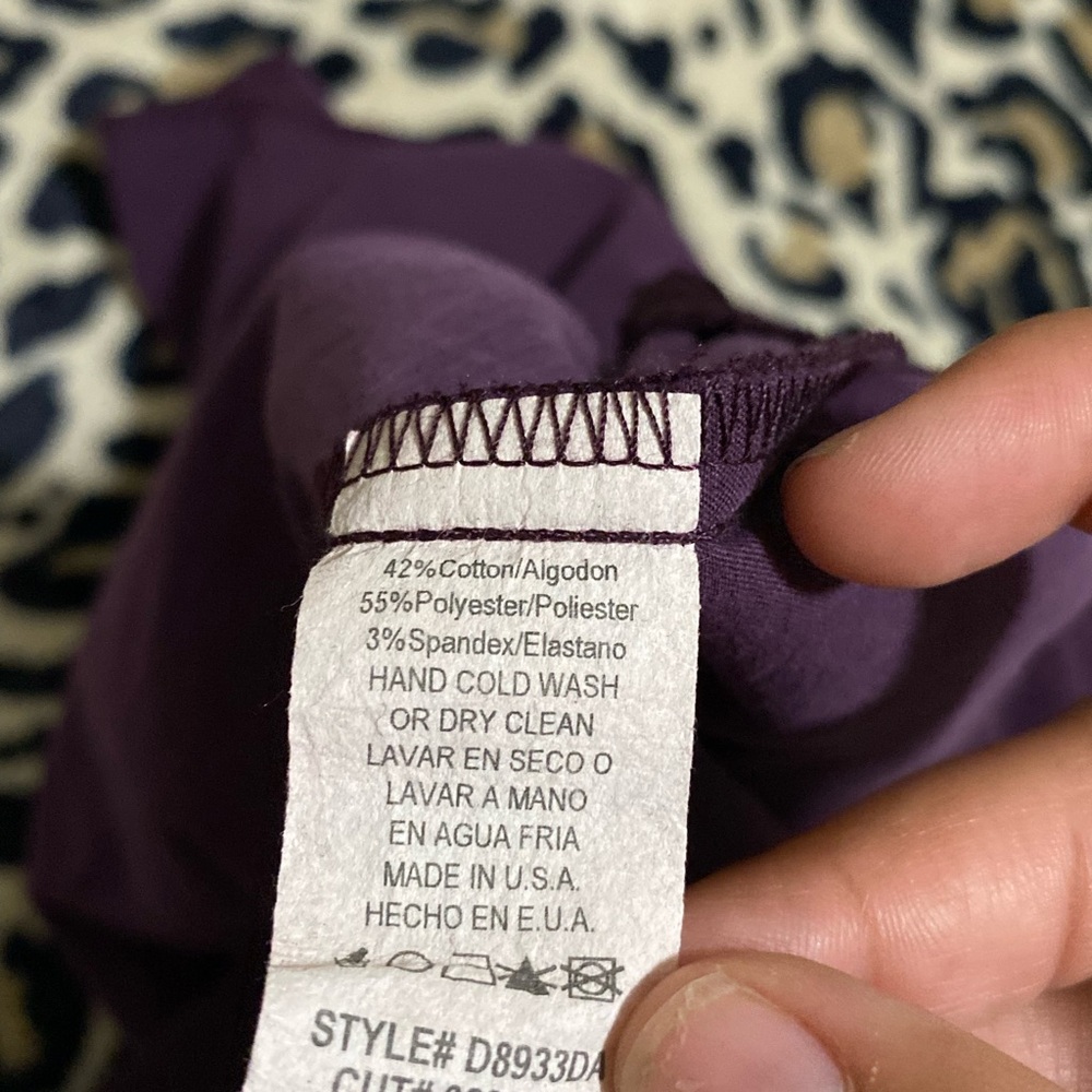 Mystic Strapless Plum Party Dress - Picture 4 of 4